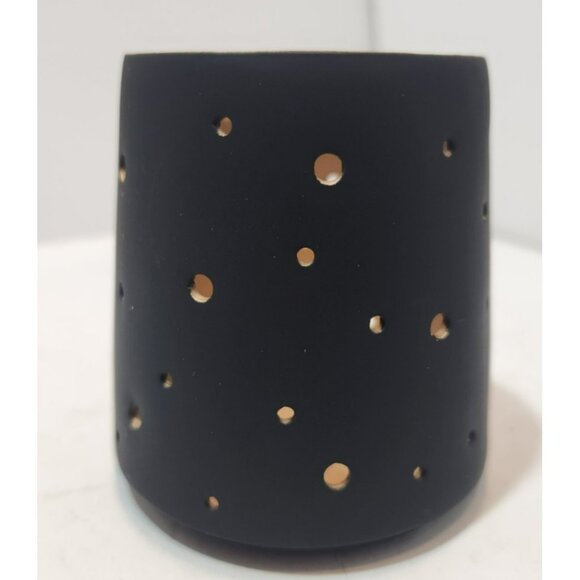 Yankee Candle Tealight Holder Night Fireflies 1513871 Metal Black & Gold in Box - Picture 4 of 10